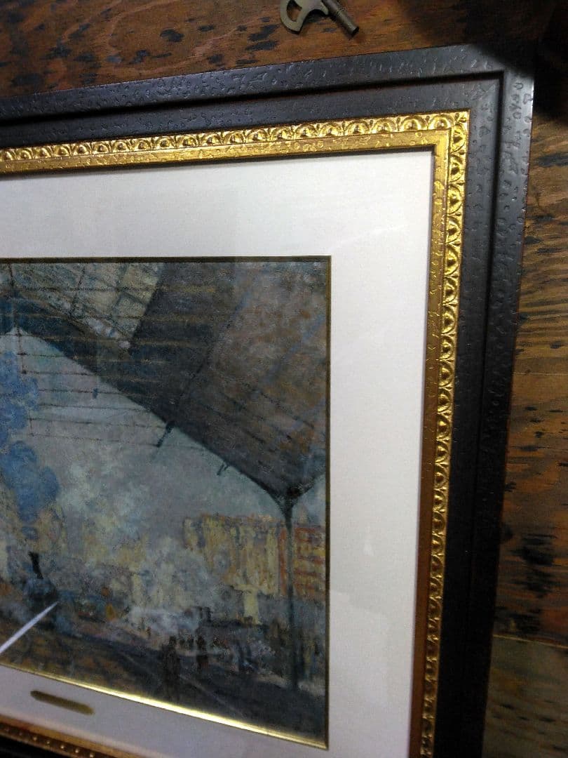 クロード・モネ　サン・ラザール駅　絵画 正規品　印象派 ミレー　ルノワール ドガ