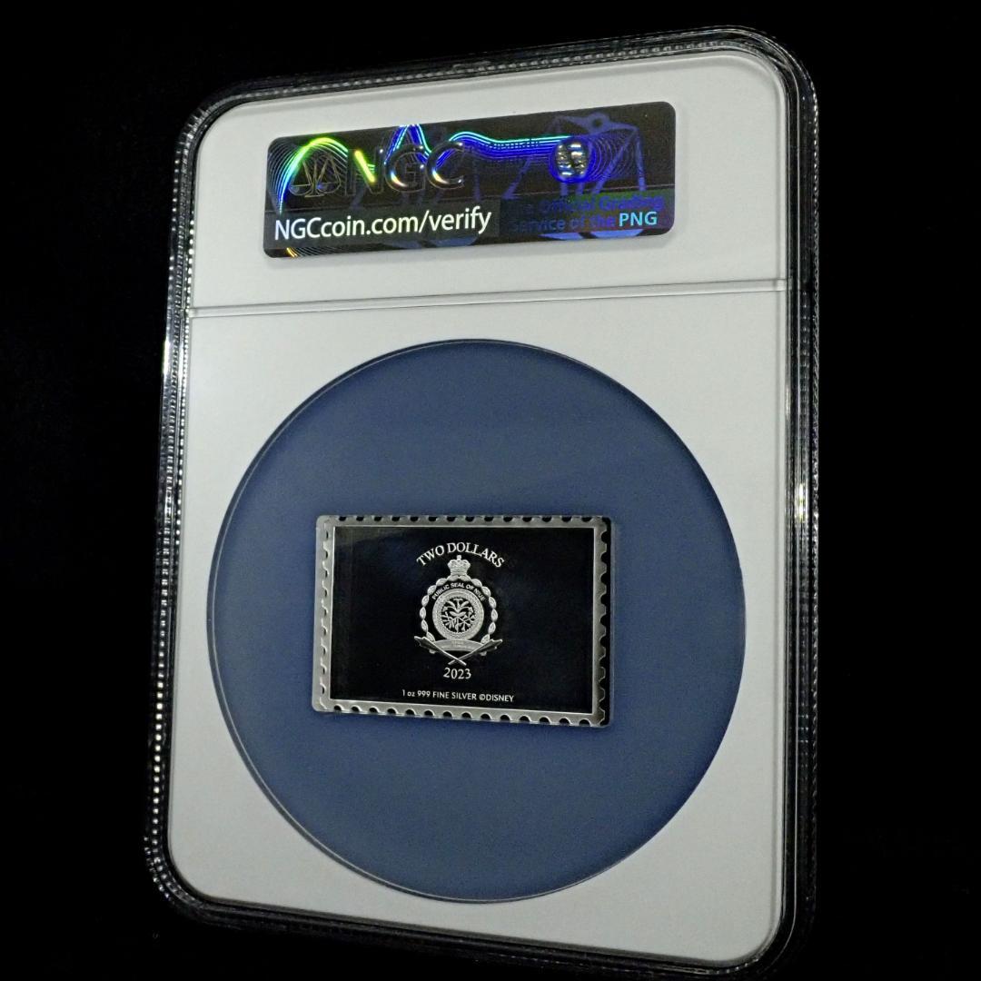 ディズニー 100周年記念 希少アナと雪の女王 銀貨 COA付きNGC PCGS