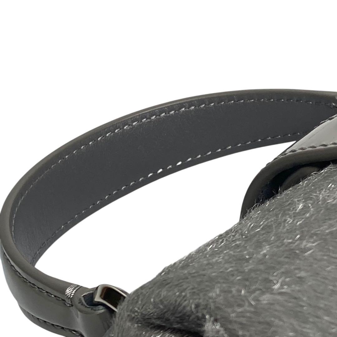 ケイトスペード　レメディ　ハンドバッグ　2way　ハラコ　シルバー　特別仕様美品