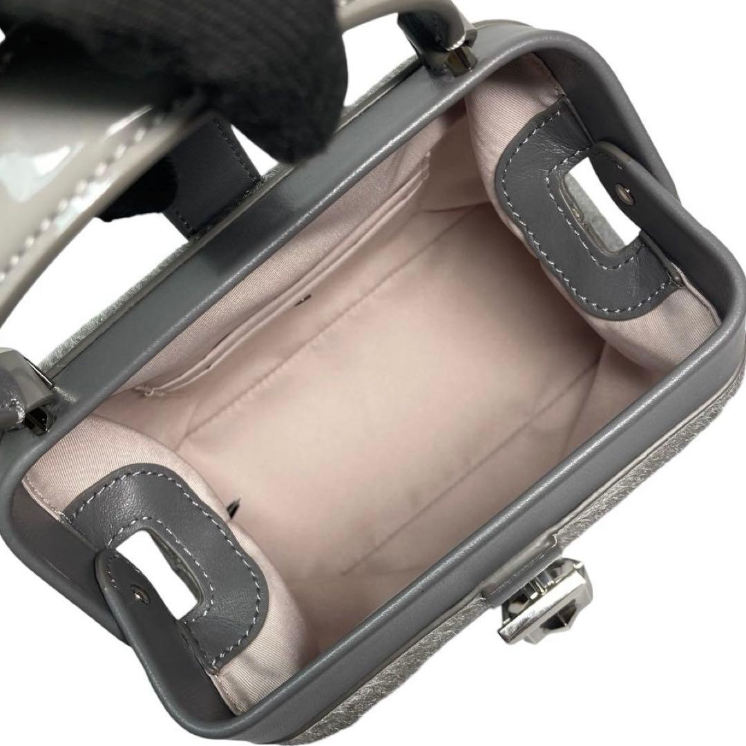 ケイトスペード　レメディ　ハンドバッグ　2way　ハラコ　シルバー　特別仕様美品