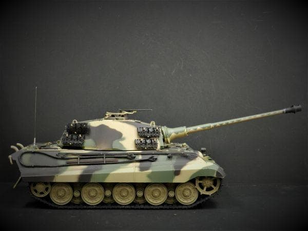 技術基準適合証明済 ヘンロン 1/16 キングタイガー ヘンシェル砲塔