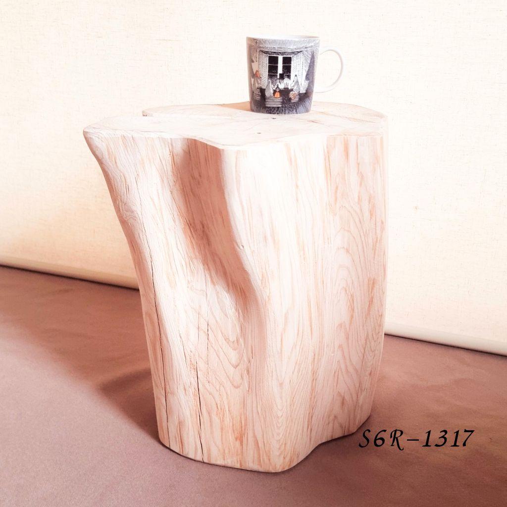 天然アロマ 東濃ひのき 根元切株スツール・テーブル・無垢無塗装・オーガニック