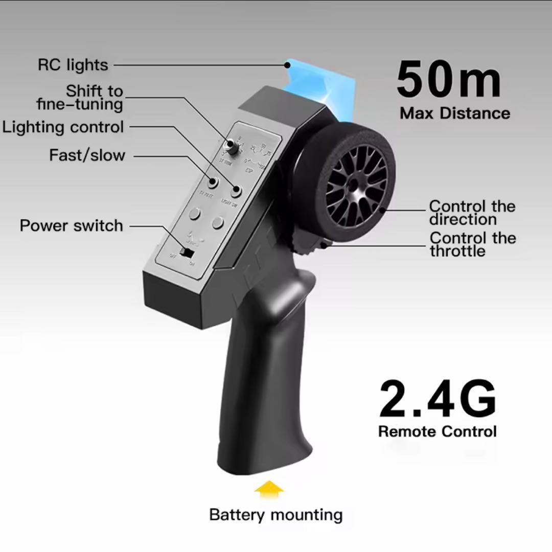 ZWN 1:12 フルスケール RC カー MN82 pro