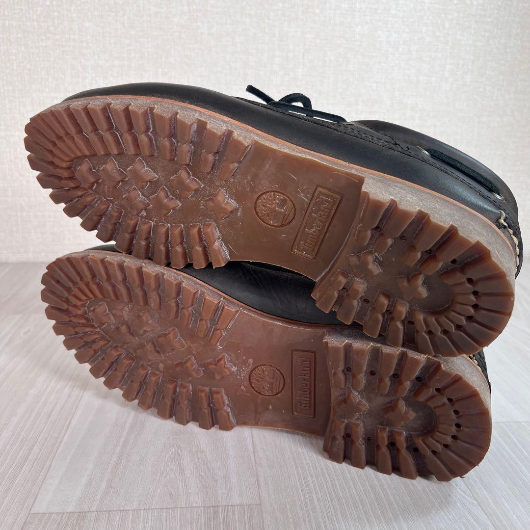 【極美品】TIMBERLAND　3EYE デッキシューズ　革靴　ブーツ　25.5