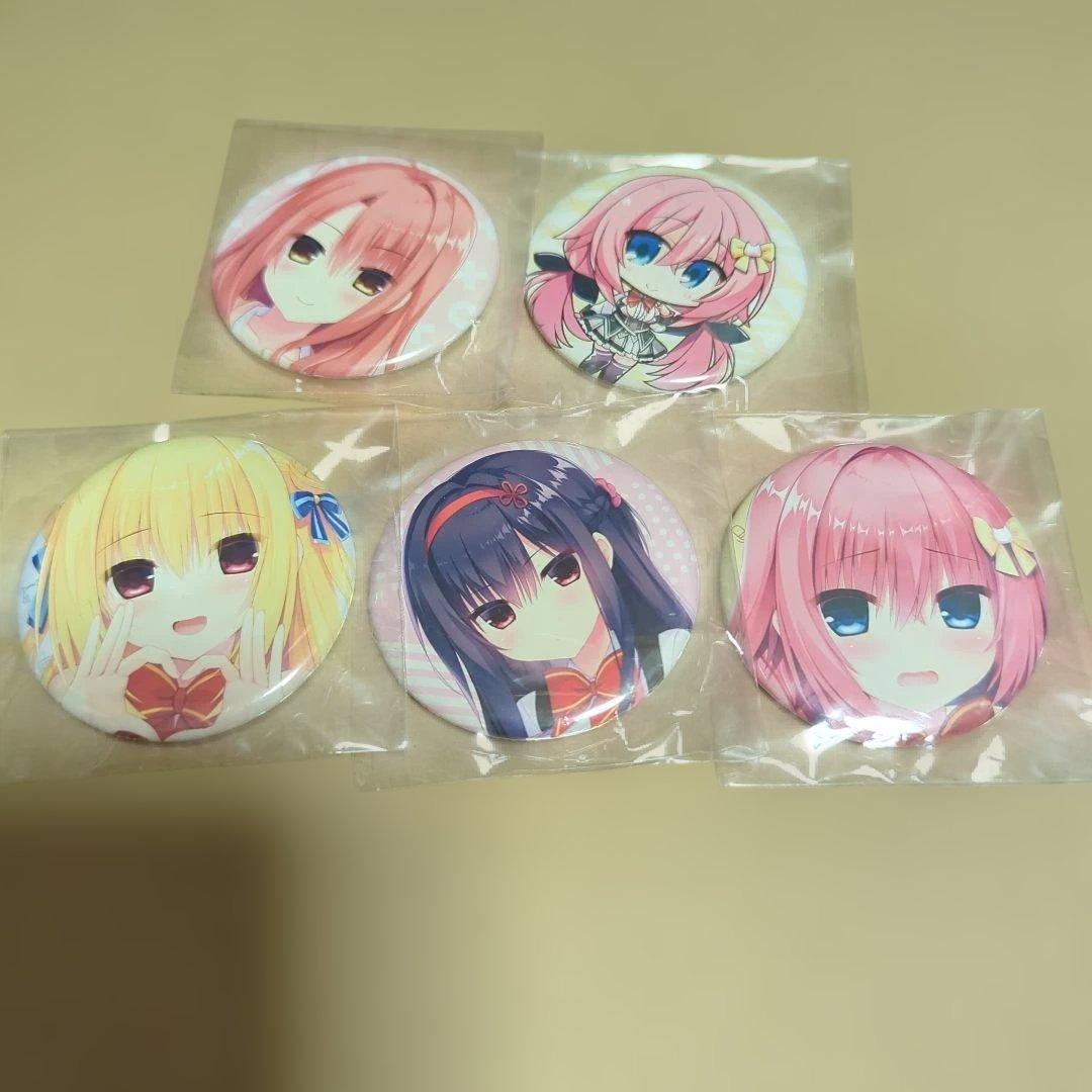 ハミダシクリエイティブ　缶バッジ　イラストカード