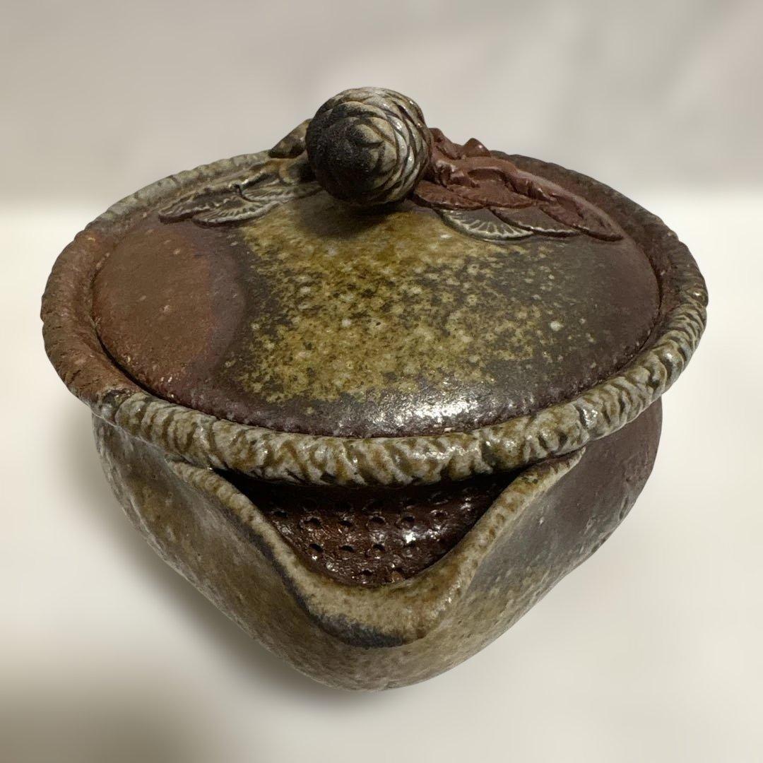 希少　入江光人司　備前　宝瓶　松毬摘