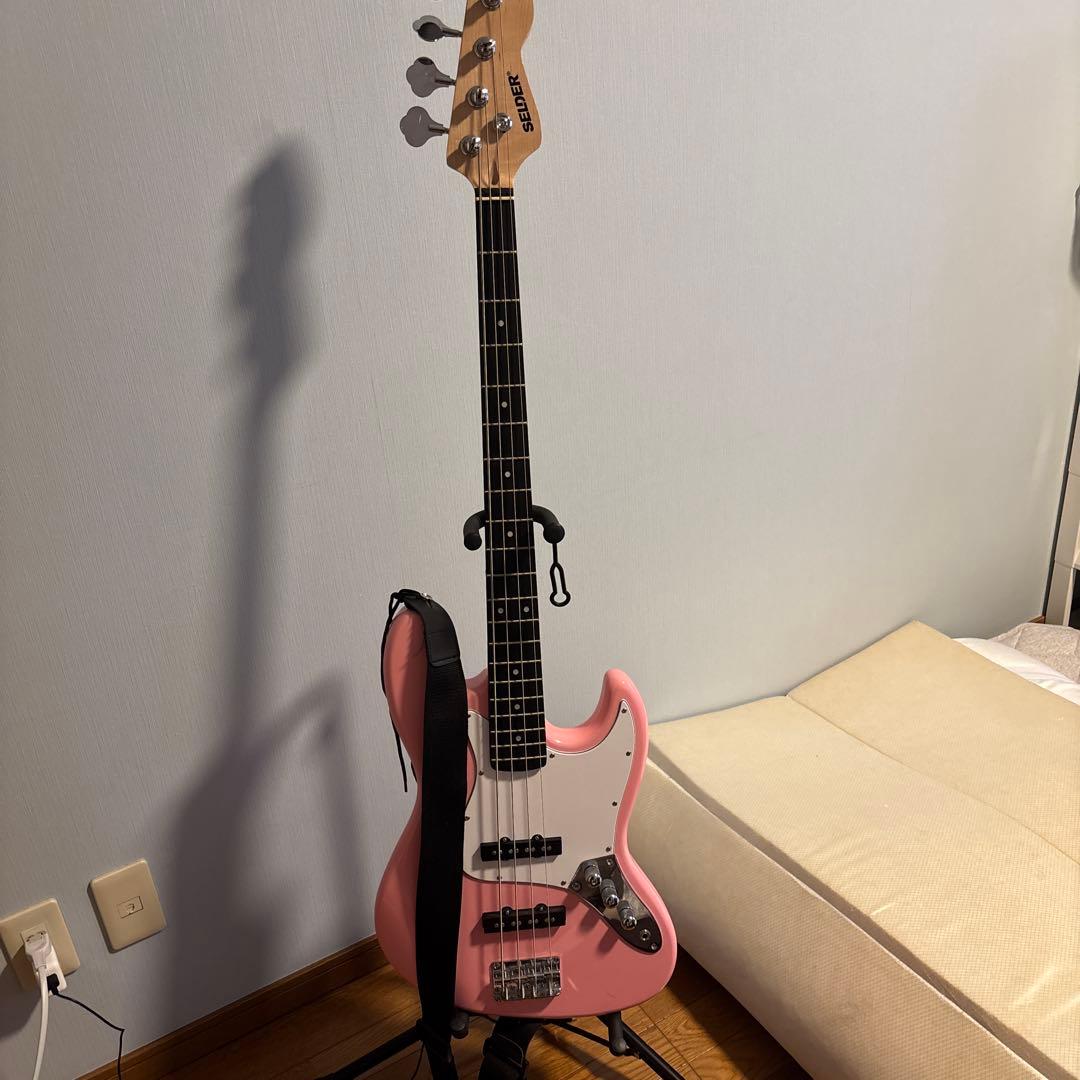 SEIDER ピンク 4弦エレキベース