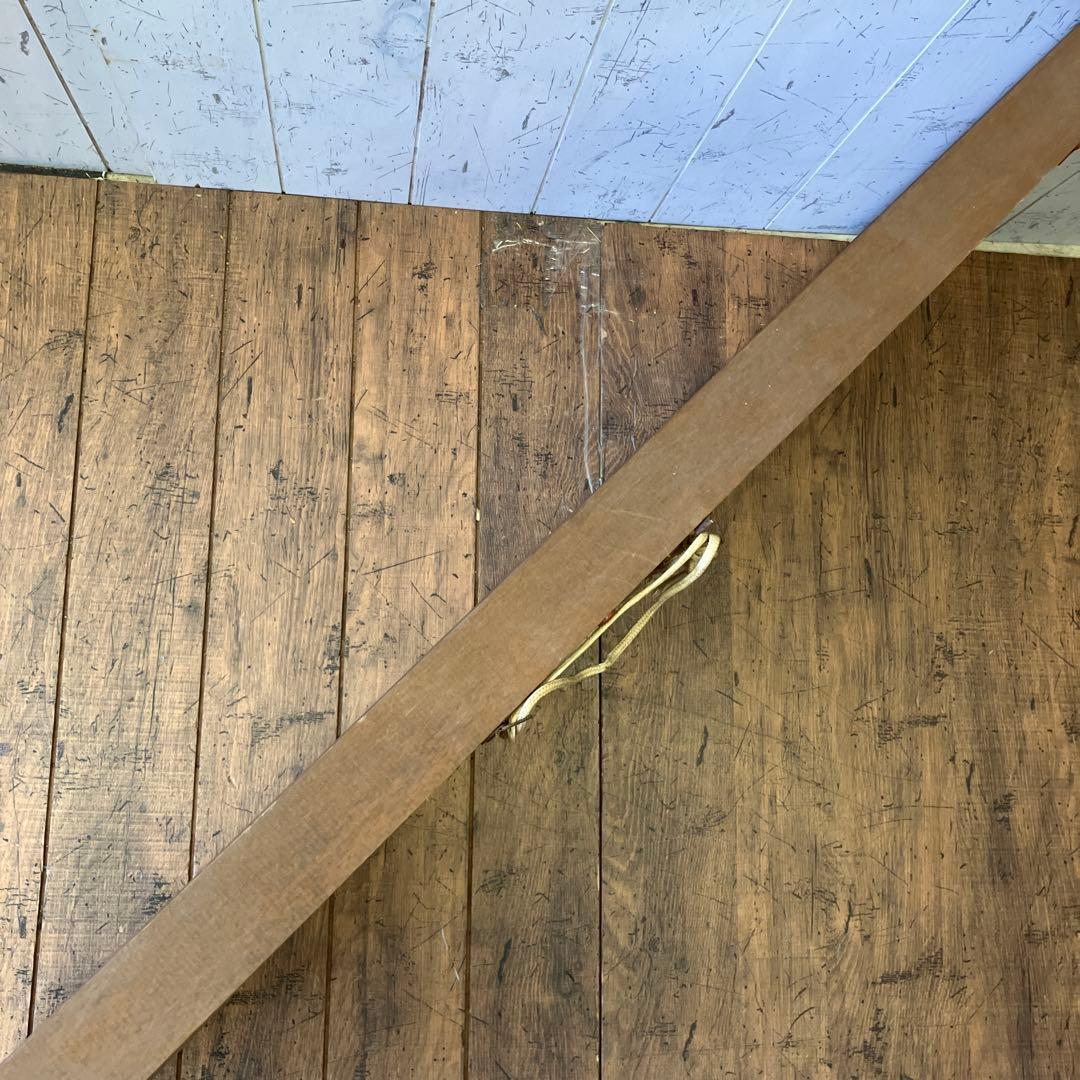 昭和レトロ 油絵 絵画 日本画 立体画 富士山 赤富士 夕焼け 夕日 アート