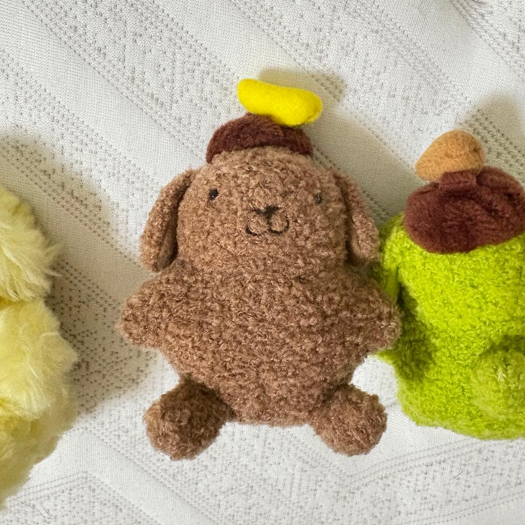 ポムポムプリン レトロ 初期 ぬいぐるみ マスコット セット