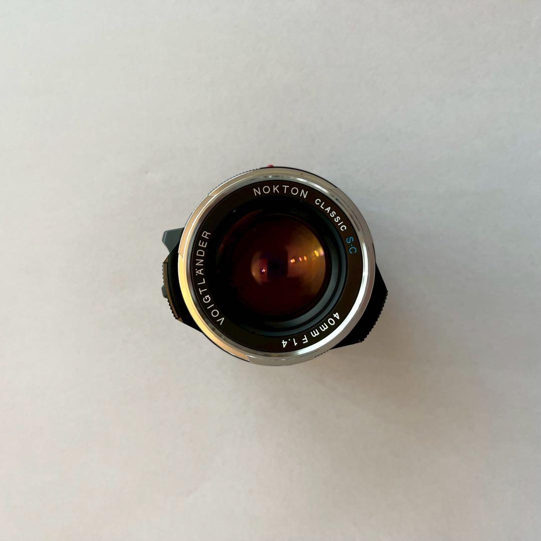 アダプター付Voigtländer ノクトンクラシック40mm F1.4 SC