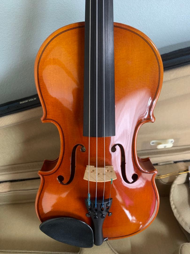 専用出品 SUZUKI バイオリン No200e 1/4 スズキ弓 肩当て 松脂