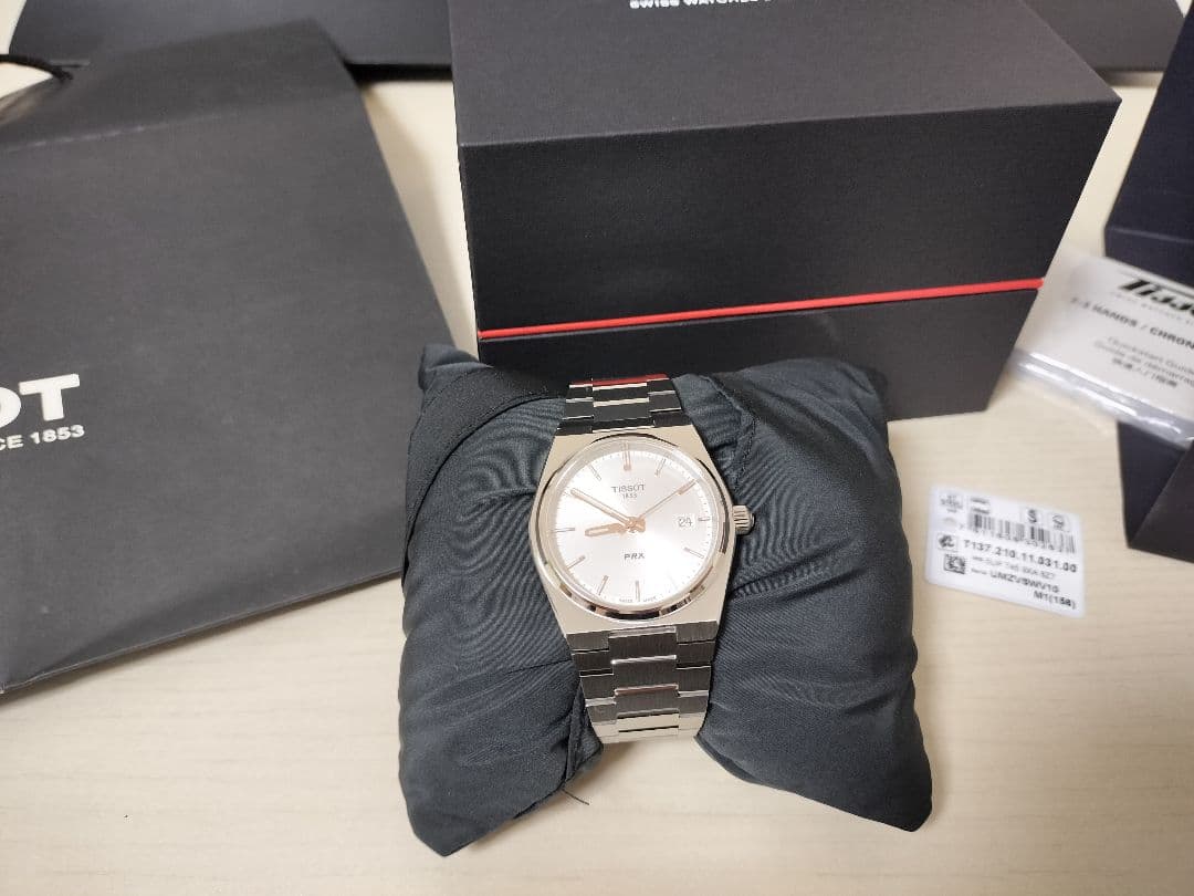 【極美品】TISSOT PRX クォーツ 35mm シルバー