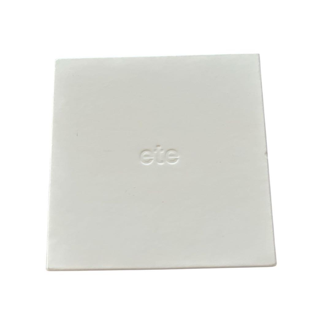 新品未使用　ete 現行品　ドロップピアス　イエローゴールド　SV925 K18