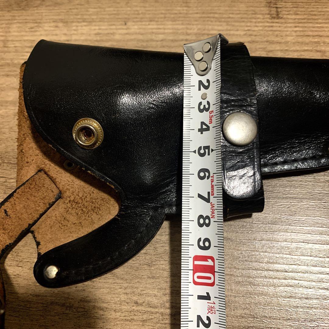 1980年代　国際産業　コクサイ　本革　ハンドガン用　レザーホルスター