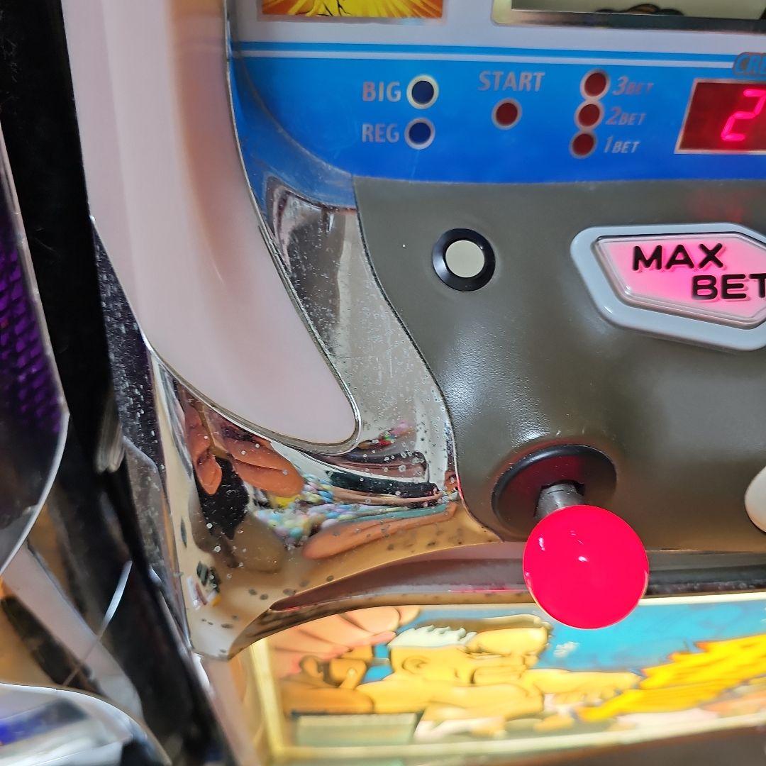 初代　4号機　押忍！番長　実機　漢湯　データカウンター　不要機　メダル付き