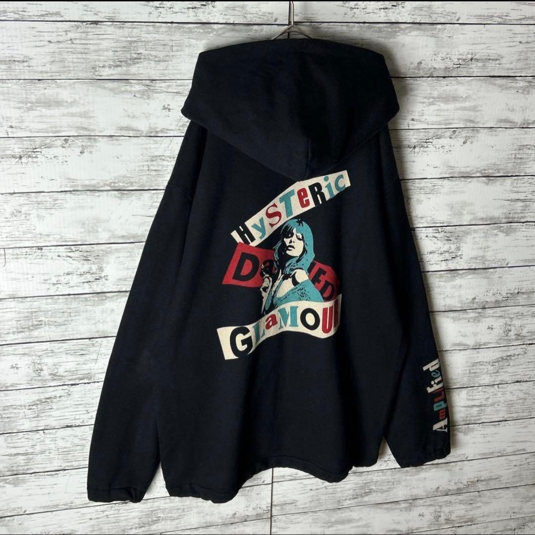 【希少モデル】ヒステリックグラマー ヒスガール ビッグロゴ パーカー