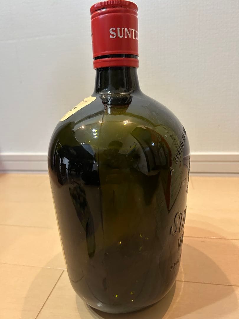 サントリーウイスキー　空瓶　４Ｌ箱付き