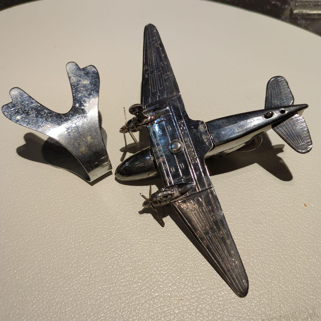 航空機型ライター メタル製 約10cm