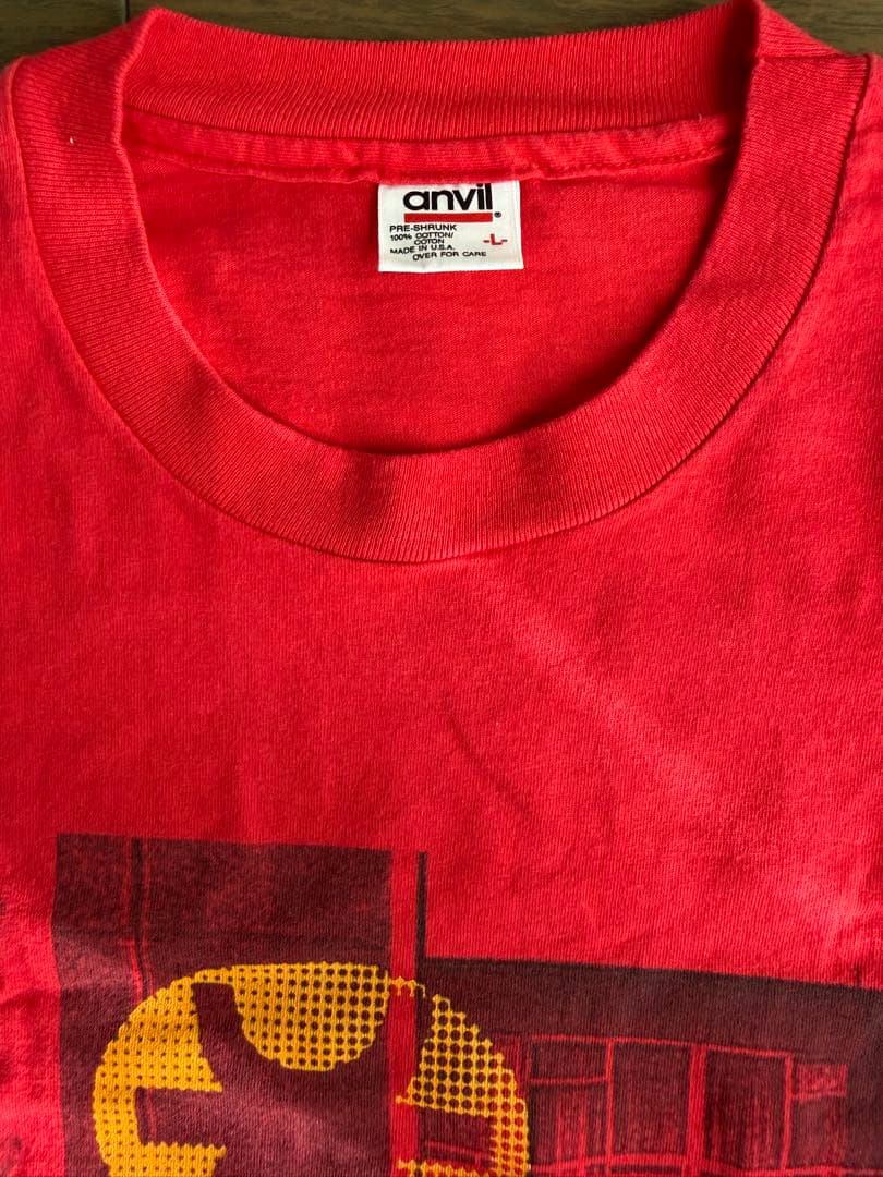 キングクリムゾンVROOOM ヴィンテージTシャツ Lサイズ レッド