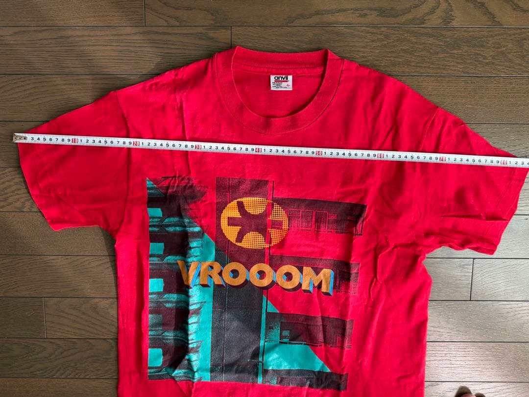キングクリムゾンVROOOM ヴィンテージTシャツ Lサイズ レッド