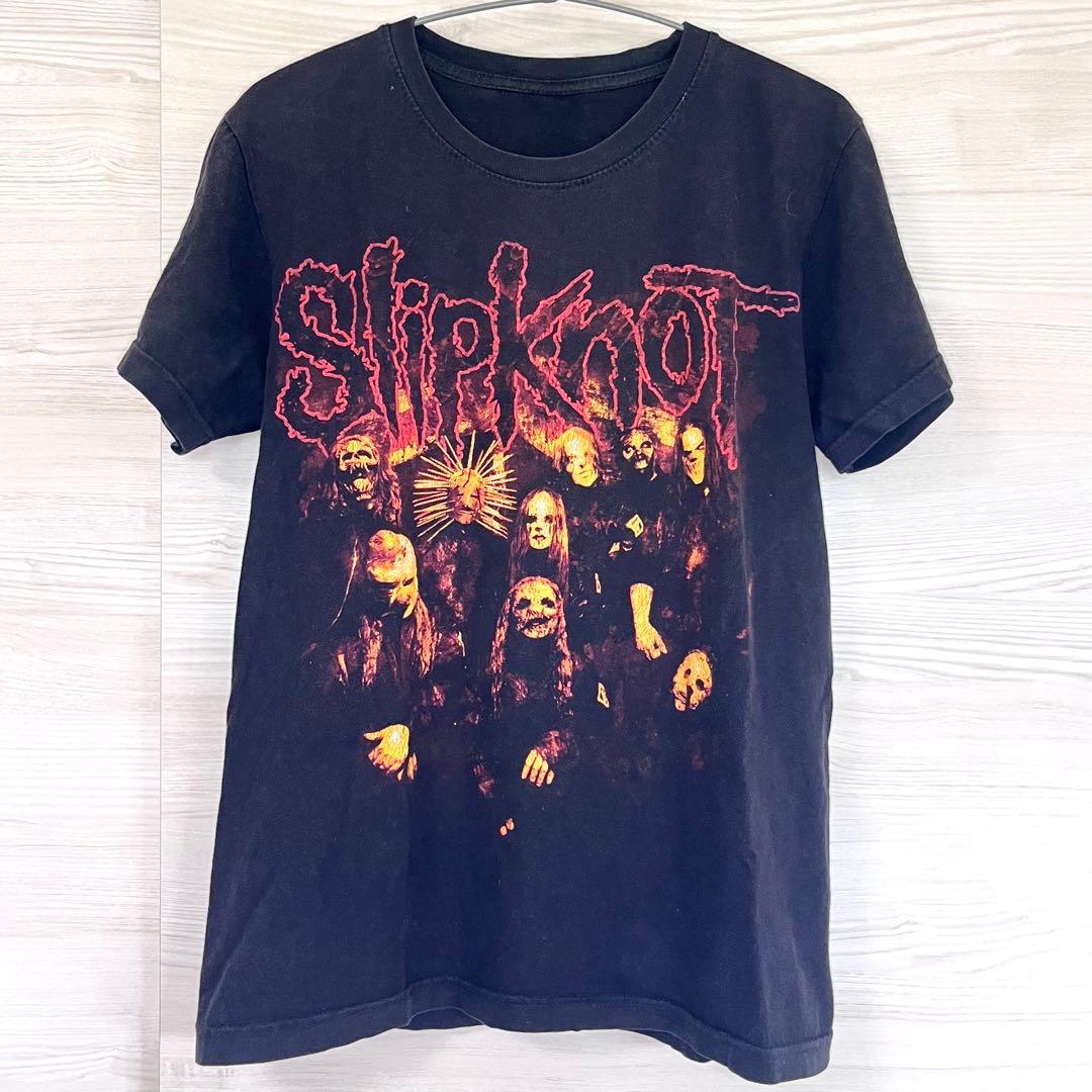 Slipknot バンドTシャツ ブラック 半袖 Tシャツ
