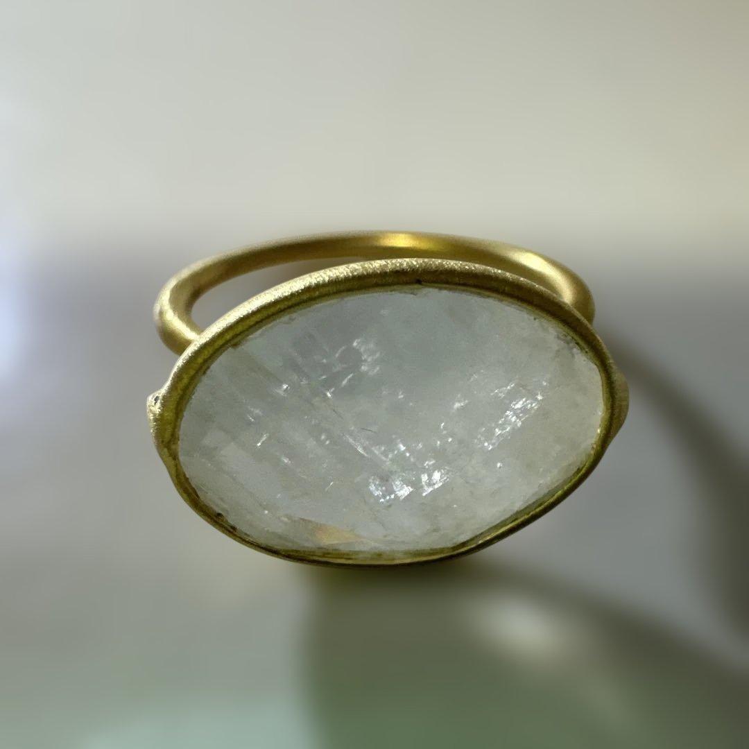 ☆Odul☆レインボームーンストーン☆ネックレス & リング☆未使用品☆