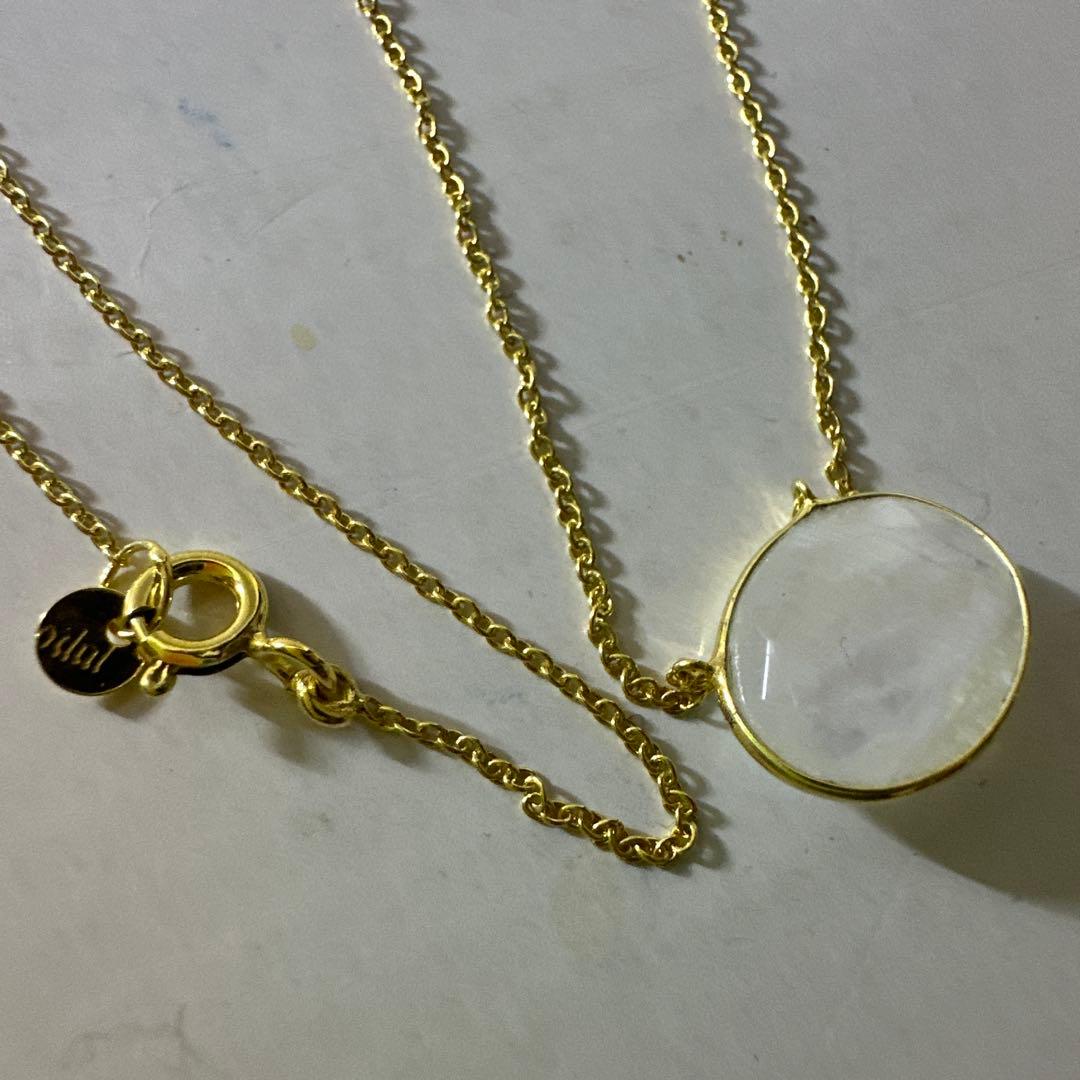 ☆Odul☆レインボームーンストーン☆ネックレス & リング☆未使用品☆