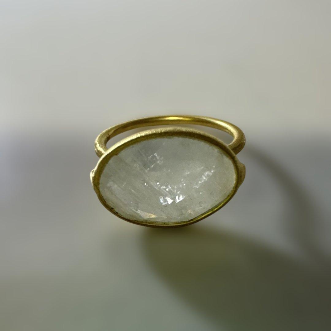 ☆Odul☆レインボームーンストーン☆ネックレス & リング☆未使用品☆