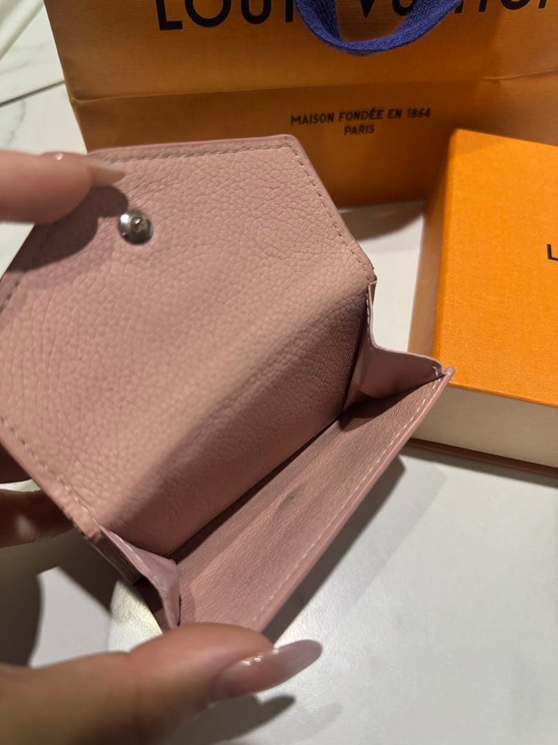 【値下げ不可】LOUIS VUITTON ピンク 三つ折り財布 ローズバレリーヌ