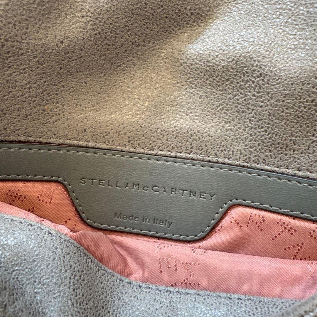 ステラマッカートニー ファラベラ チェーンショルダーバッグ グレー