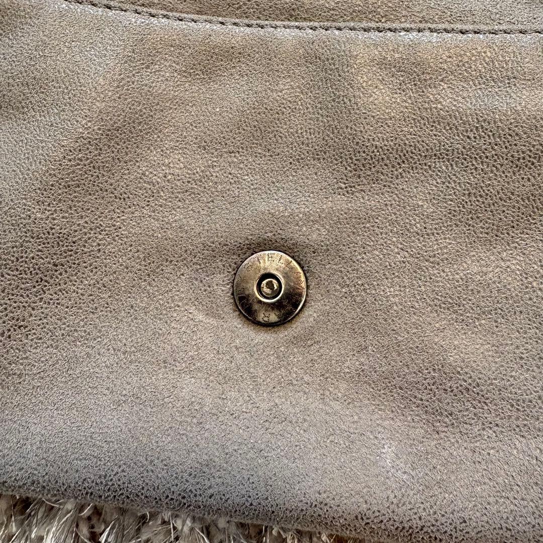 ステラマッカートニー ファラベラ チェーンショルダーバッグ グレー