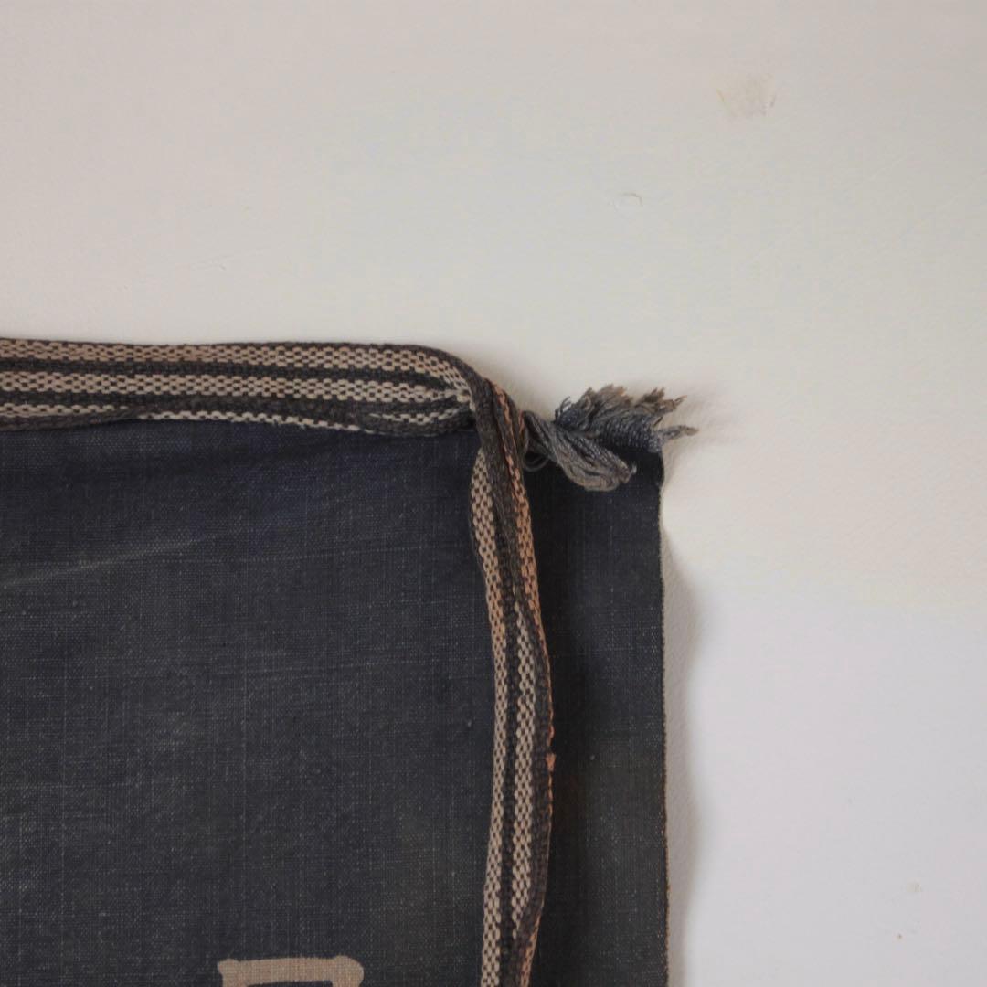 古い カメヤマローソク 前掛け 古道具 アンティーク 古布 亀山ローソク