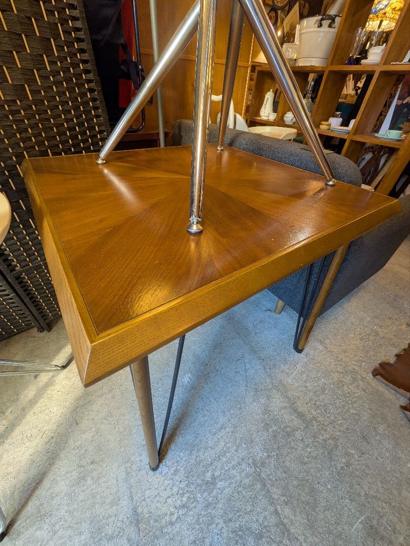 廃盤 ACMEFurniture ウォルナット ダイニングテーブル アイアン脚