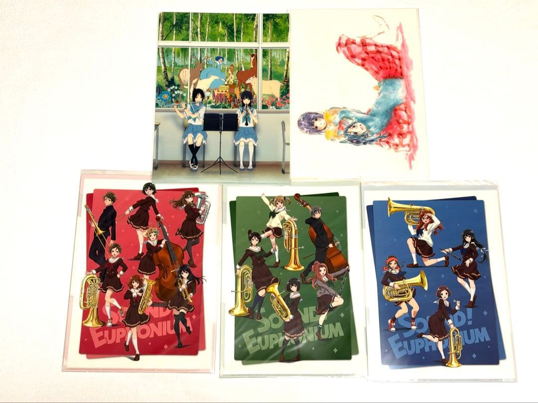 響け！ユーフォニアム 氷菓 CLANNADアクスタ ポストカード クリアファイル