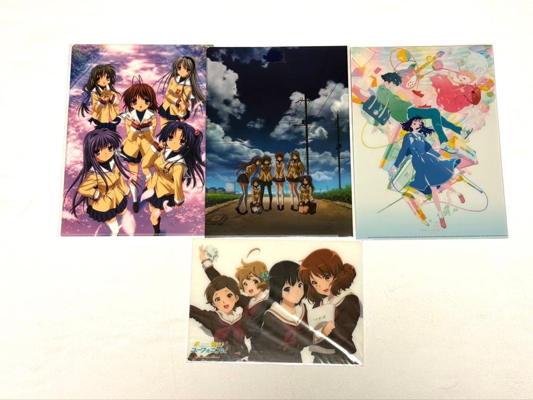 響け！ユーフォニアム 氷菓 CLANNADアクスタ ポストカード クリアファイル