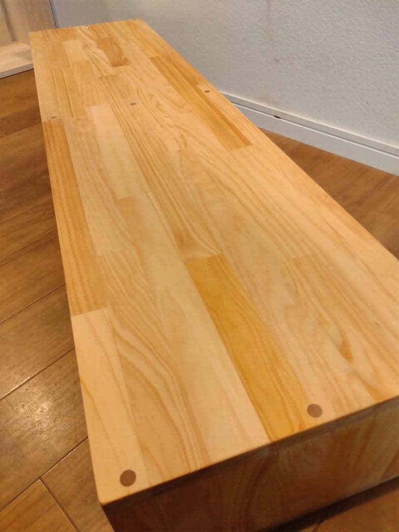 木製　ハンドメイド　オーダー　日の字　シェルフ　棚　水槽台　テレビ台アクアラック