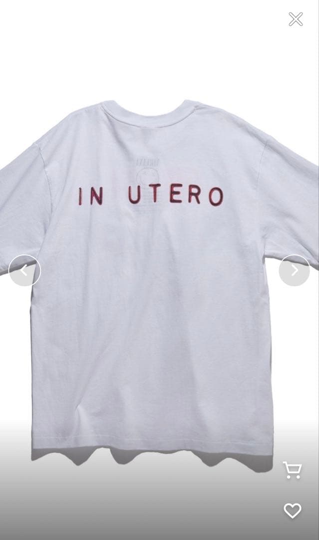 NIRVANA IN UTERO TEE FREAK’S STORE XL
