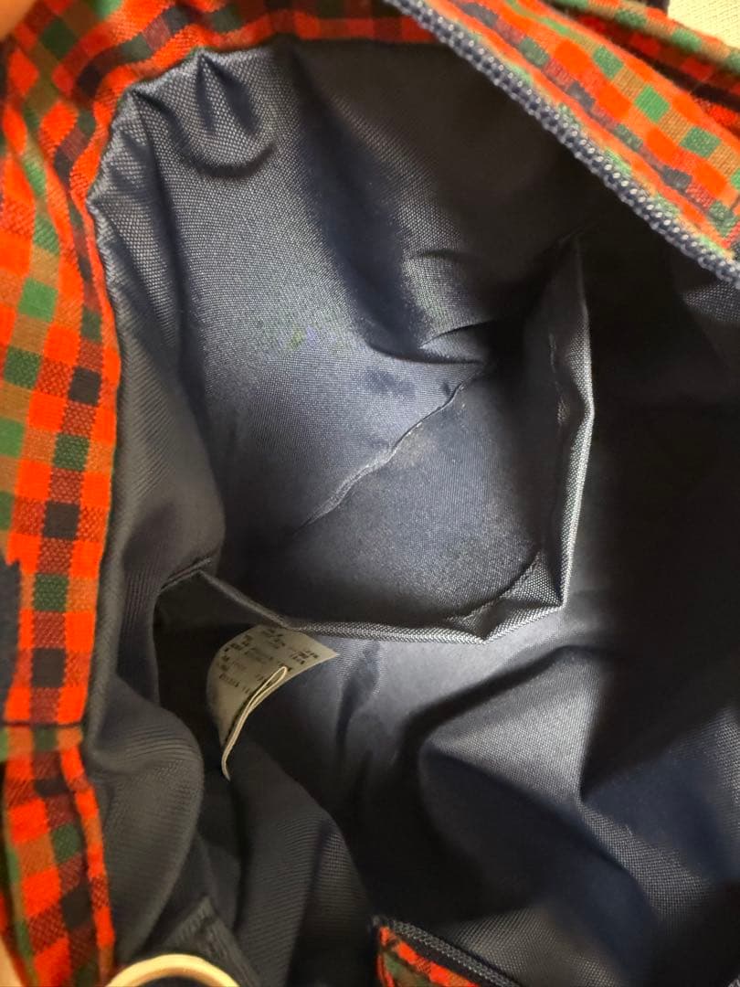 ファミリア familiar ふるさと納税 ショルダーバッグ 赤チェック 西脇市