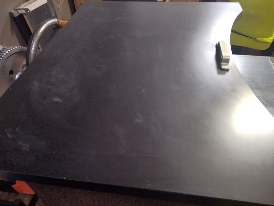 スリーティー 彫金デスク 彫金机 袖なし ウォルナットカラー