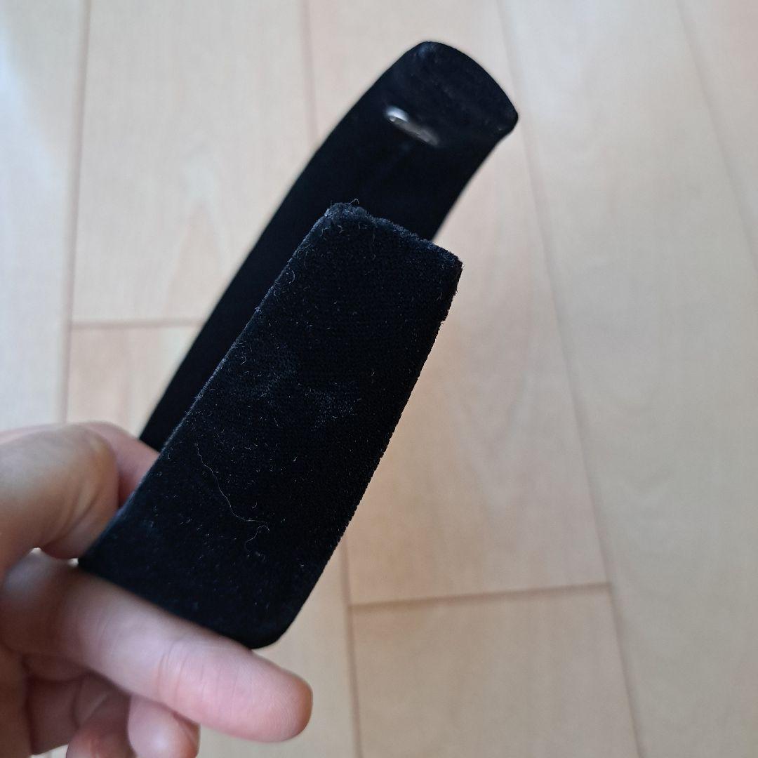 FOXEY ブラック ベロア ヘアバンド