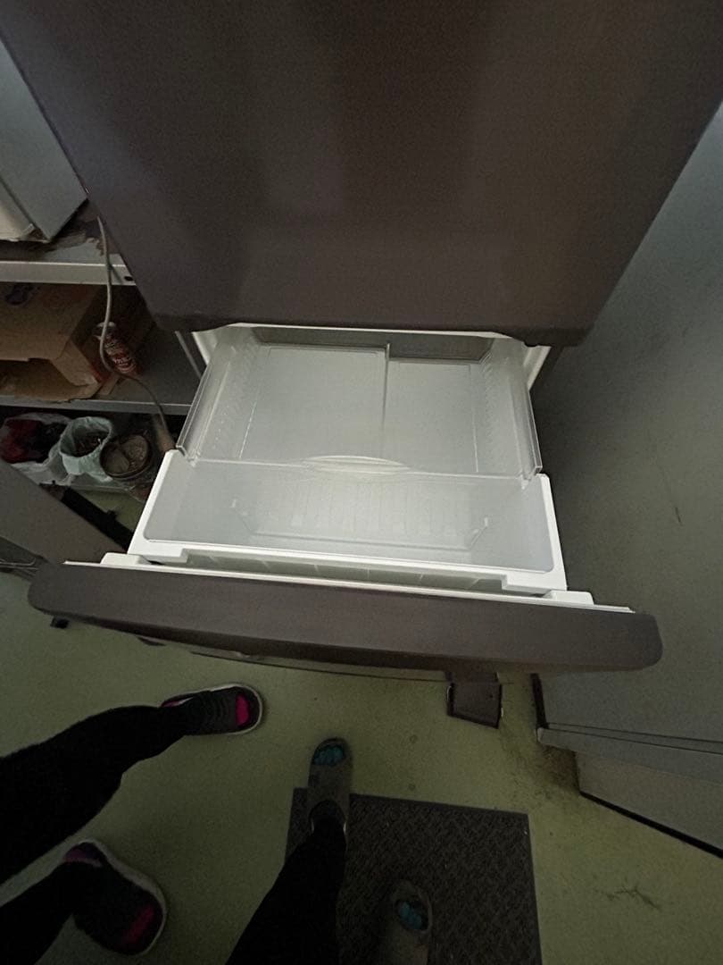 Panasonic 冷蔵庫 グレー エコナビ 365L