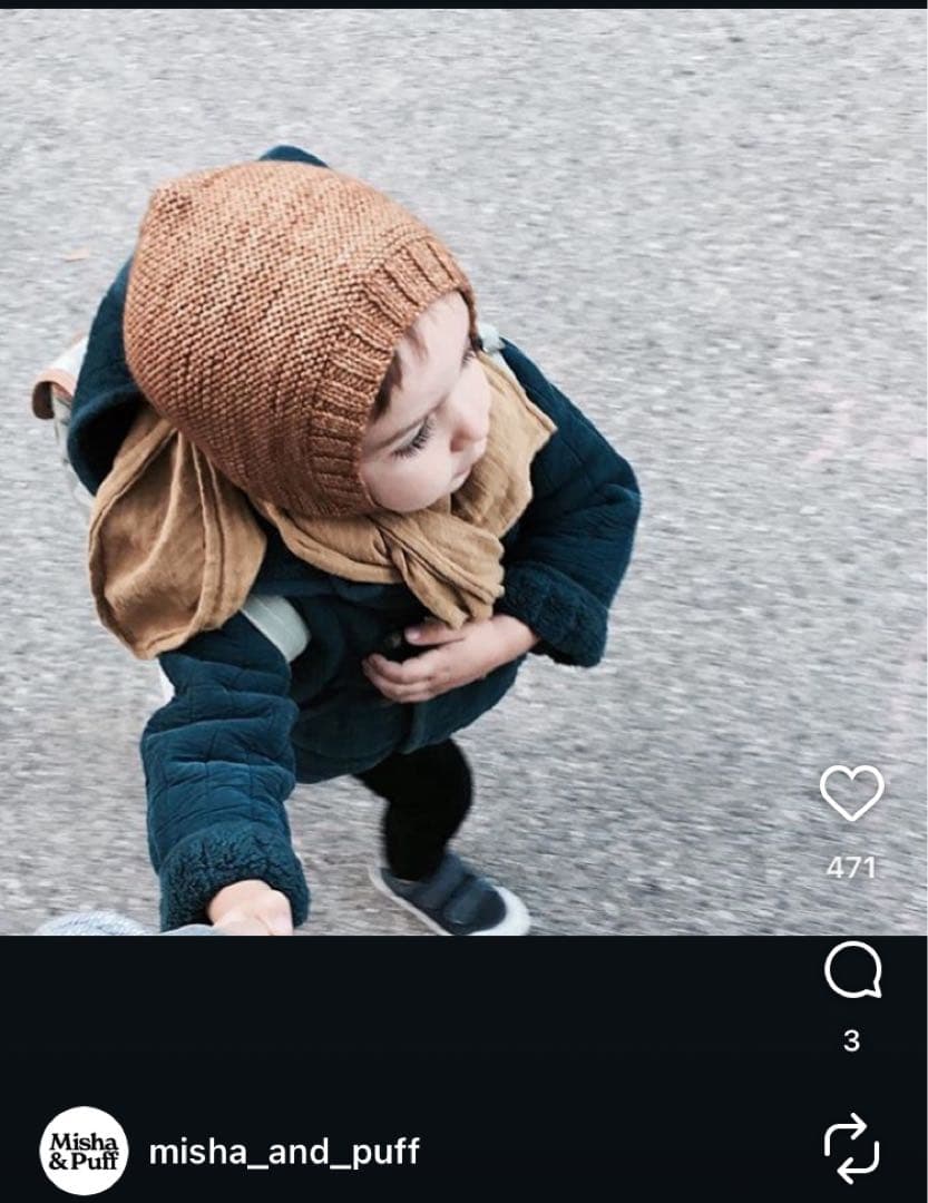 Misha & Puff Beachwalk Bonnet アフォガード　4-8