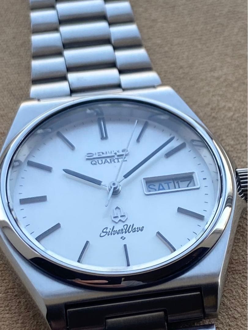 セイコーSEIKOシルバーウェーブ　電池新品　美品