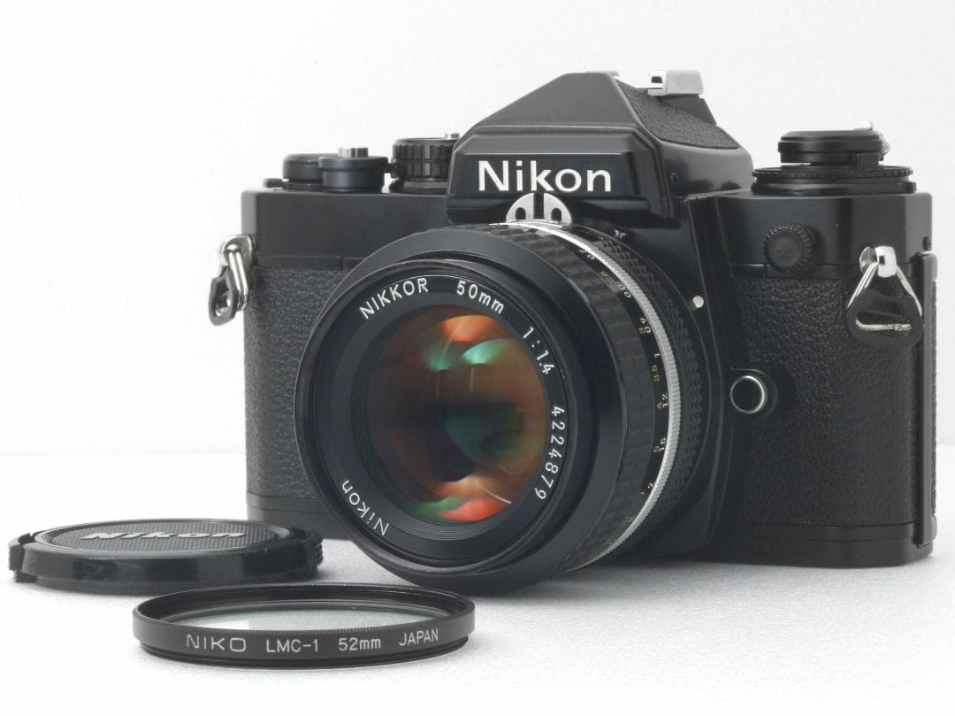 0158 ニコン Nikon FE ブラック + 単焦点レンズ