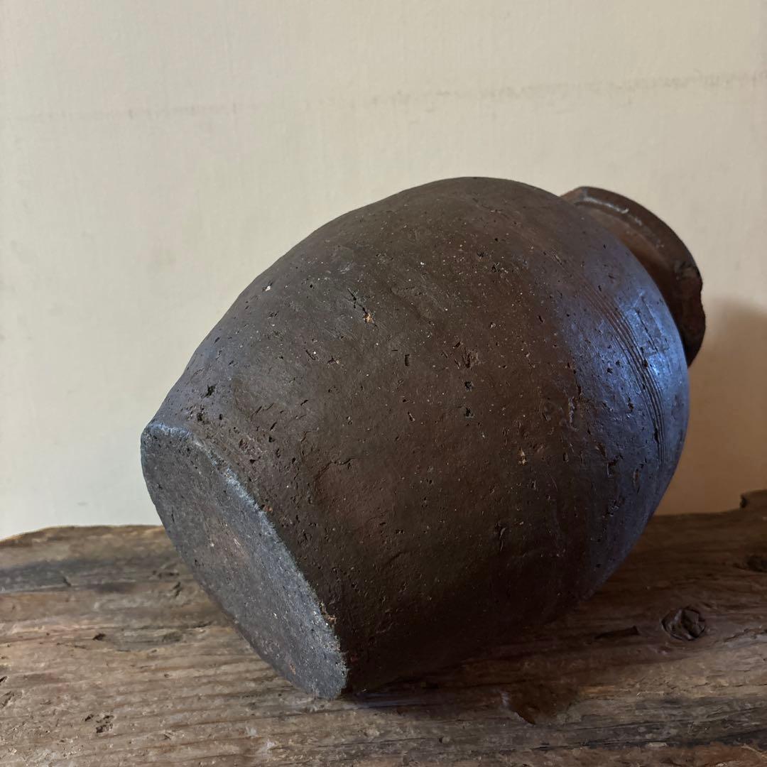 古備前壷　室町時代頃　古丹波　古越前　古信楽　瀬戸　骨董　花器　古陶磁　検:李朝
