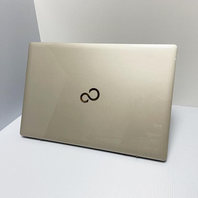 Win11★希少ゴールド！SSD256＋HDD1TB★富士通ノートパソコン