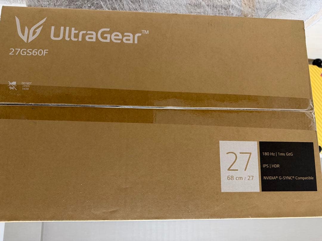 LG ゲーミングモニター UltraGear 27GS60F-B 27インチ