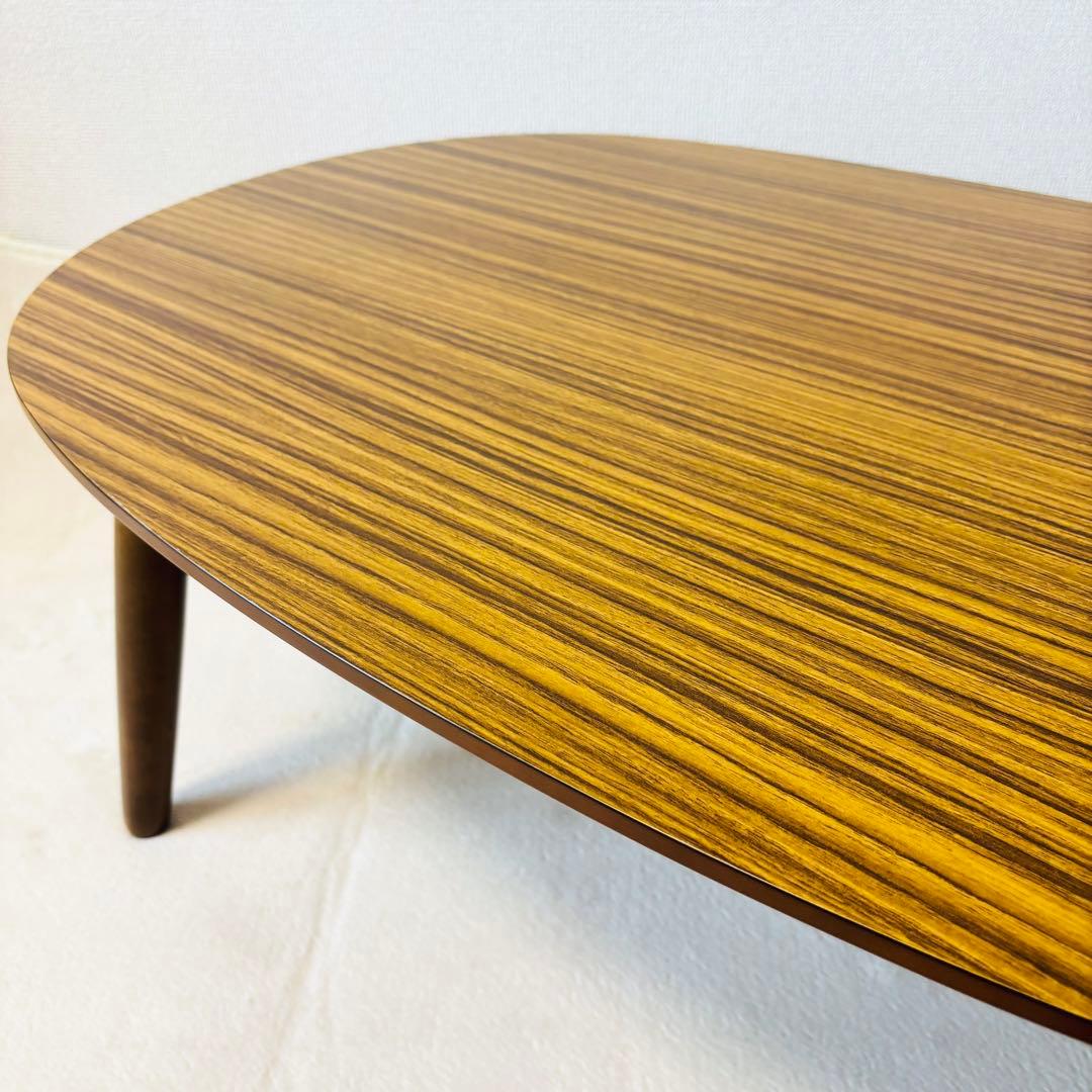 カリモク60+ ローテーブル 楕円 台 品番T36330 RW ウォールナット