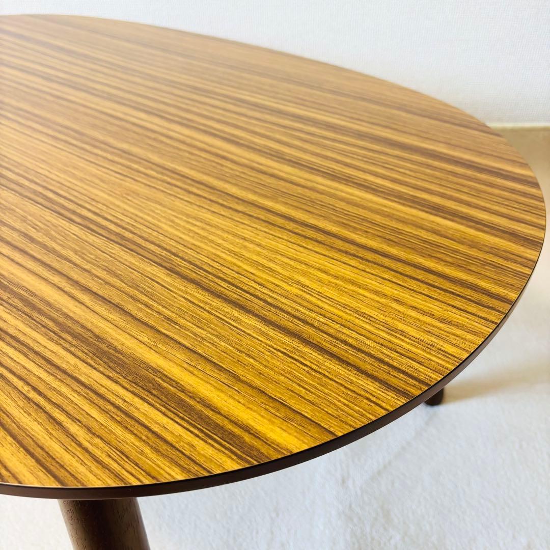 カリモク60+ ローテーブル 楕円 台 品番T36330 RW ウォールナット