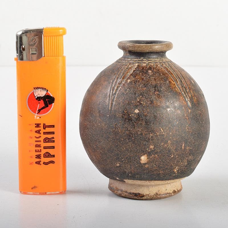 タイ古陶磁　スンコロク　宋胡録　小壷　V　6227